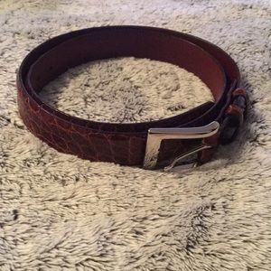 Saks Fifth Avenue Alligator Belt